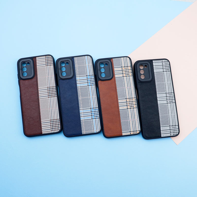 قاب چرمی پارچه ای محافظ لنزدار Samsung Galaxy A03s