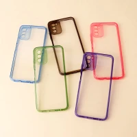 قاب اکریلیک دور رنگی محافظ لنزدار Samsung Galaxy A03s / A02s