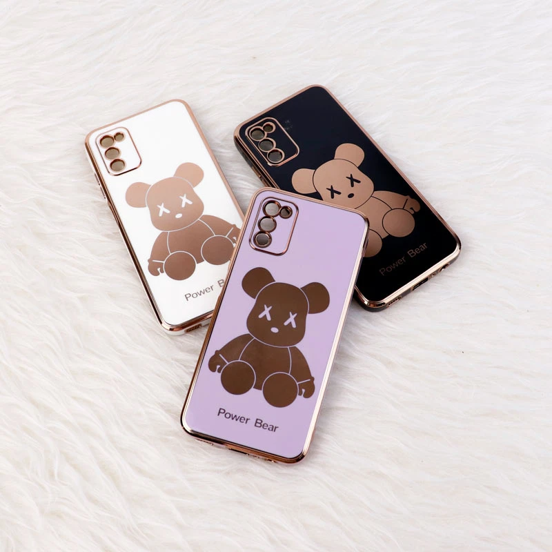قاب My Case Power Bear سامسونگ Galaxy A03s / A02s محافظ لنزدار