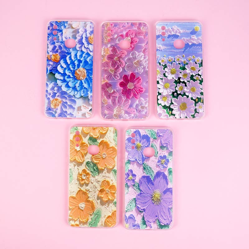 قاب ژله ای طرحدار گل برجسته محافظ لنزدار Samsung Galaxy A10s