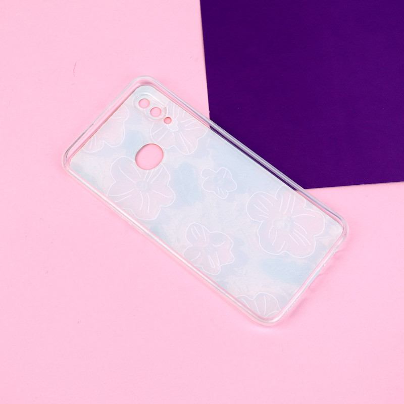 قاب ژله ای طرحدار گل برجسته محافظ لنزدار Samsung Galaxy A10s