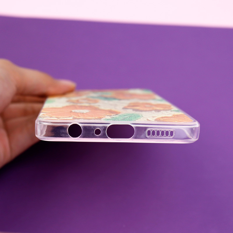 قاب ژله ای طرحدار گل برجسته محافظ لنزدار Samsung Galaxy A10s