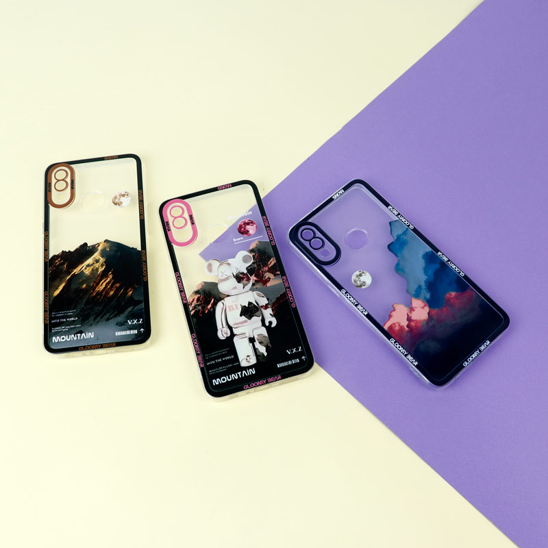قاب ژله ای شفاف طرح کوهستان محافظ لنزدار Samsung Galaxy A10s