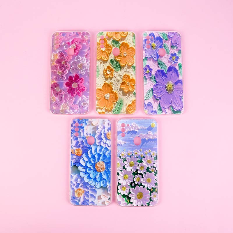 قاب ژله ای طرحدار گل برجسته محافظ لنزدار Samsung Galaxy A11