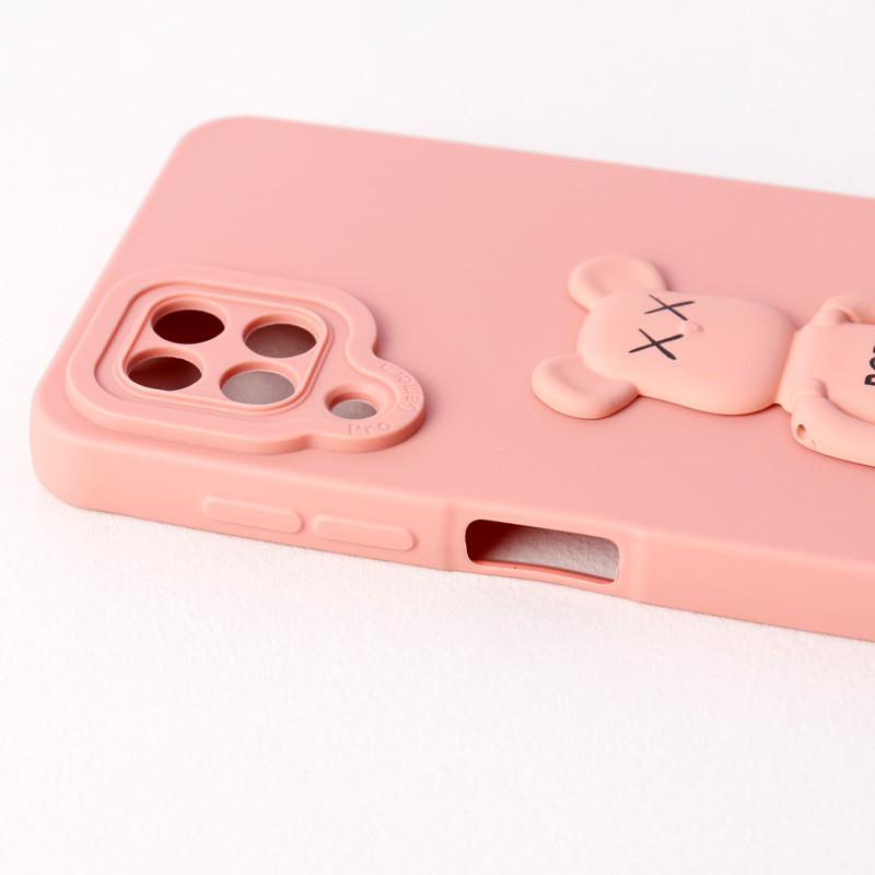 قاب سیلیکونی Bearbrick محافظ لنزدار Samsung Galaxy A12