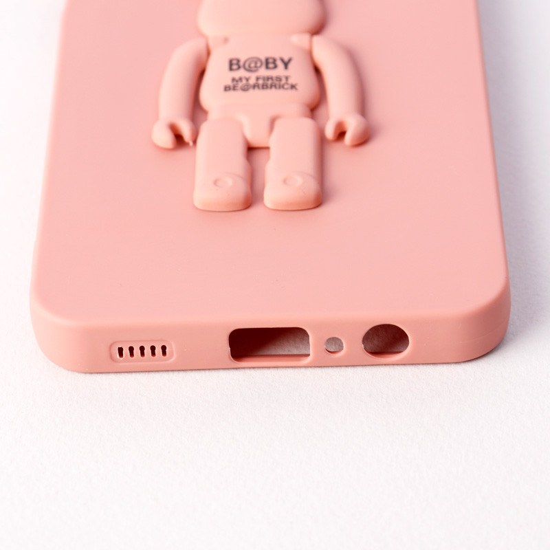 قاب سیلیکونی Bearbrick محافظ لنزدار Samsung Galaxy A12