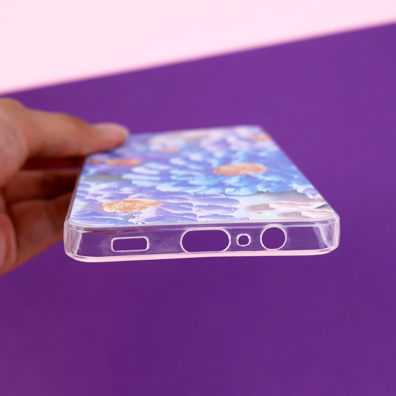 قاب ژله ای طرحدار گل برجسته محافظ لنزدار Samsung Galaxy A12