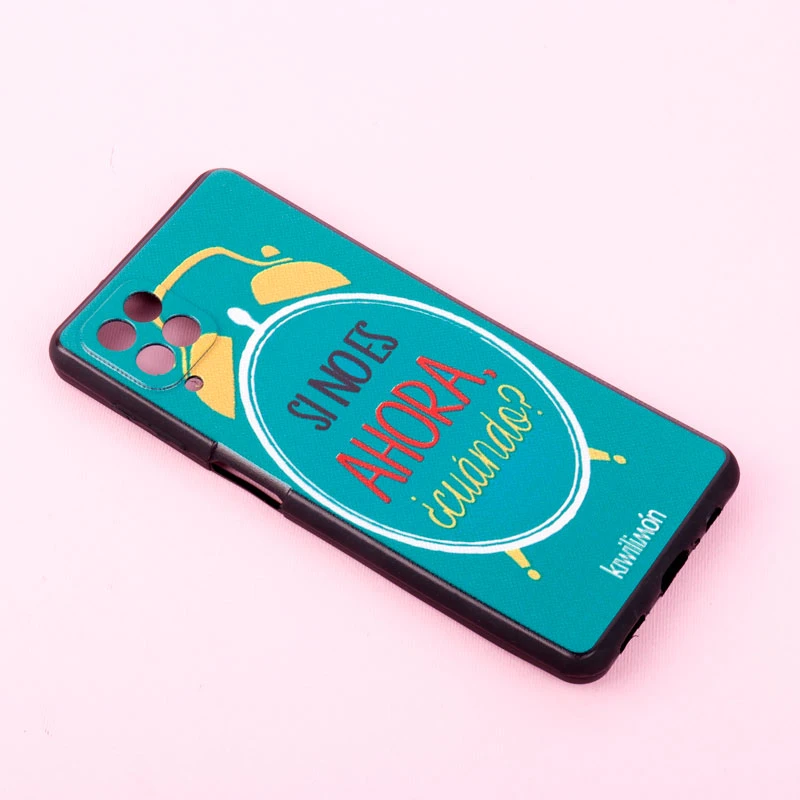 قاب سامسونگ Galaxy A12 دور ژله ای طرح دار دخترانه محافظ لنزدار ایرانی