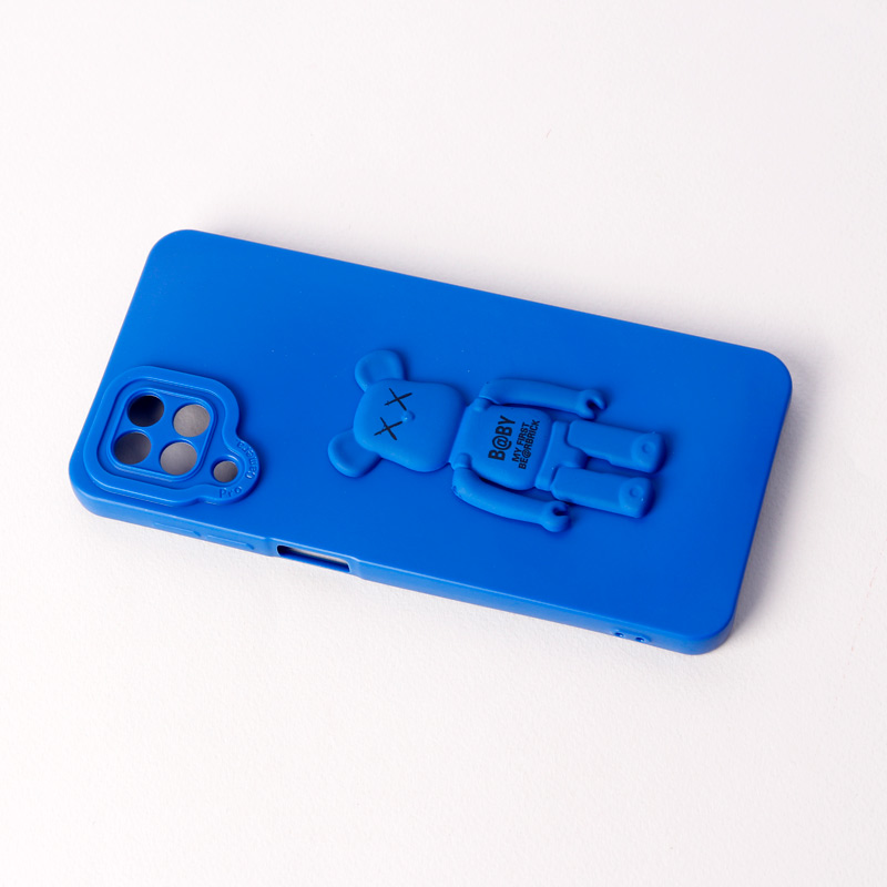 قاب سیلیکونی Bearbrick محافظ لنزدار Samsung Galaxy A12