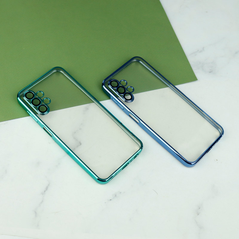 قاب شفاف دور رنگی محافظ لنزدار Samsung Galaxy A13 4G