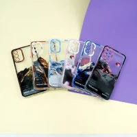 قاب ژله ای شفاف طرح کوهستان محافظ لنزدار Samsung Galaxy A13 4G