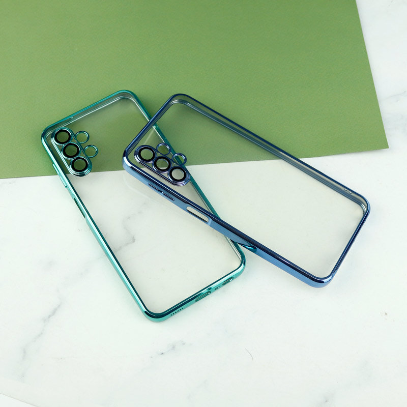 قاب شفاف دور رنگی محافظ لنزدار Samsung Galaxy A13 4G