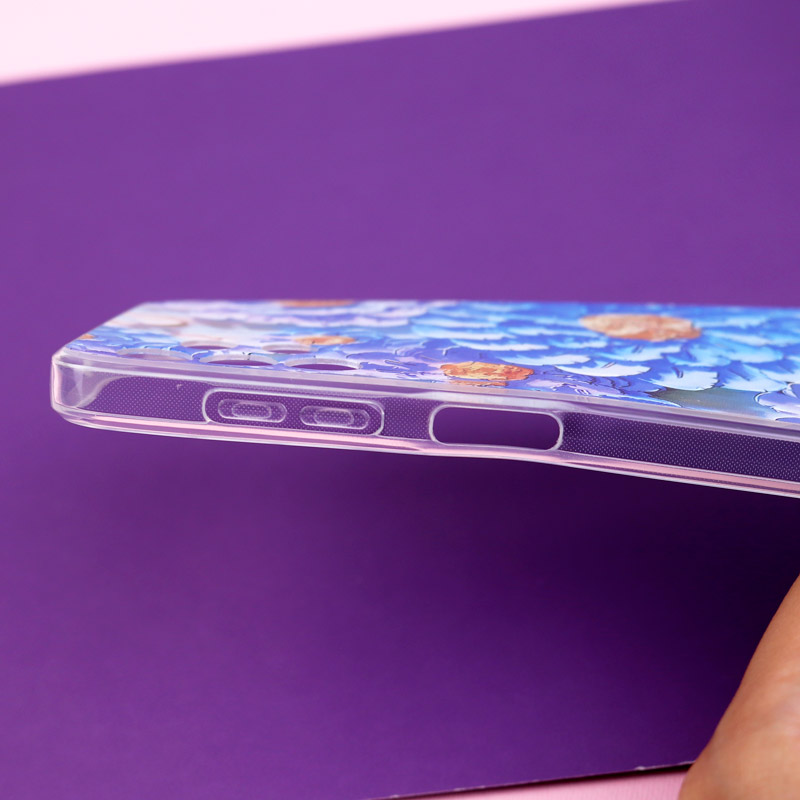 قاب ژله ای طرحدار گل برجسته محافظ لنزدار Samsung Galaxy A13 4G