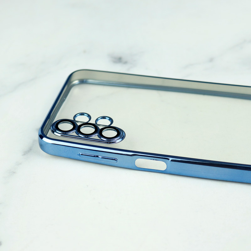 قاب شفاف دور رنگی محافظ لنزدار Samsung Galaxy A13 4G