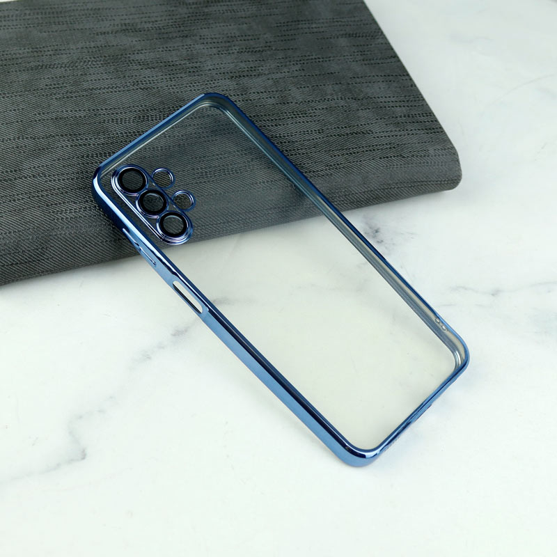 قاب شفاف دور رنگی محافظ لنزدار Samsung Galaxy A13 4G