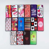 قاب سامسونگ Galaxy A13 دور ژله ای طرح دار دخترانه محافظ لنزدار ایرانی