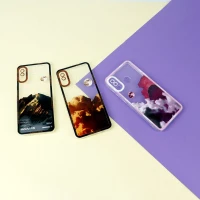قاب ژله ای شفاف طرح کوهستان محافظ لنزدار Samsung Galaxy A20 / A30