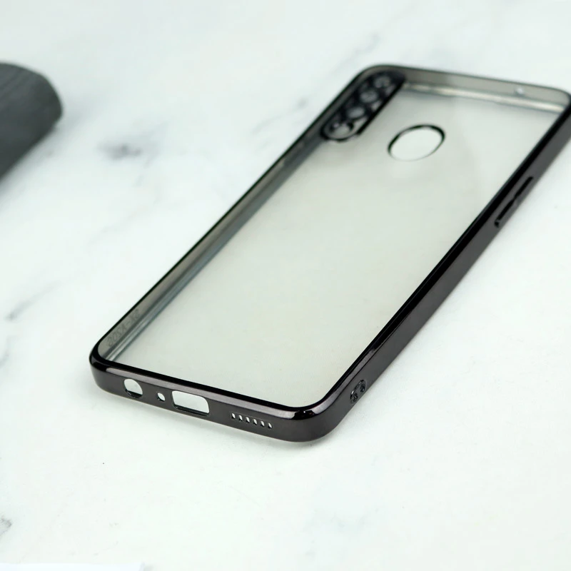 قاب شفاف دور رنگی محافظ لنزدار Samsung Galaxy A20s
