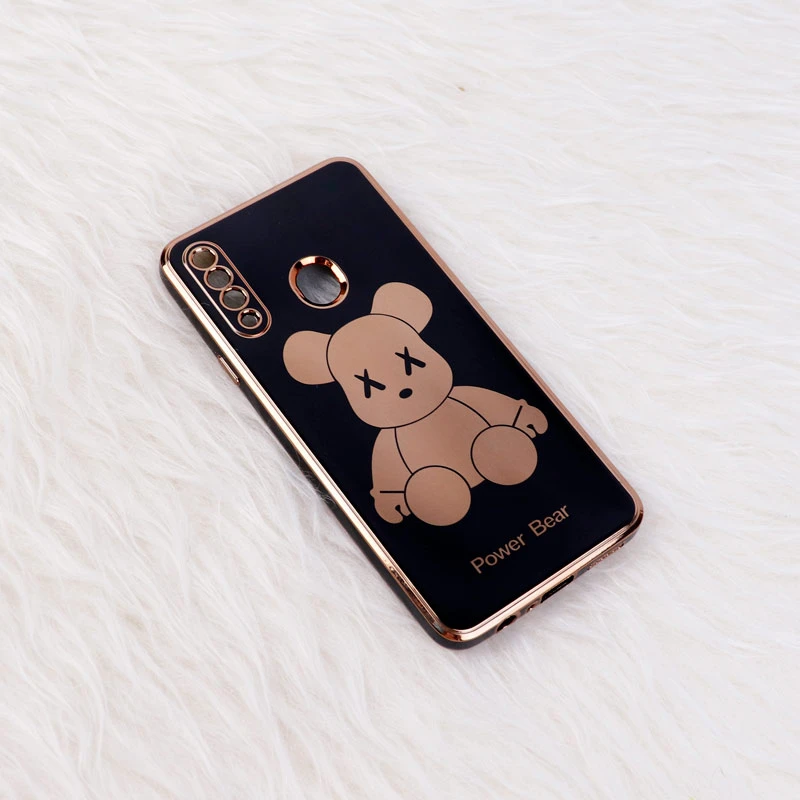 قاب My Case Power Bear سامسونگ Galaxy A20s محافظ لنزدار