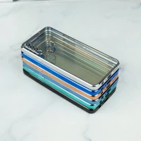 قاب شفاف دور رنگی محافظ لنزدار Samsung Galaxy A20s