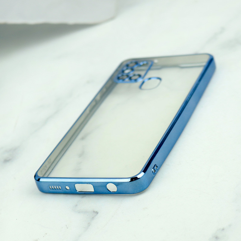 قاب شفاف دور رنگی محافظ لنزدار Samsung Galaxy A21s