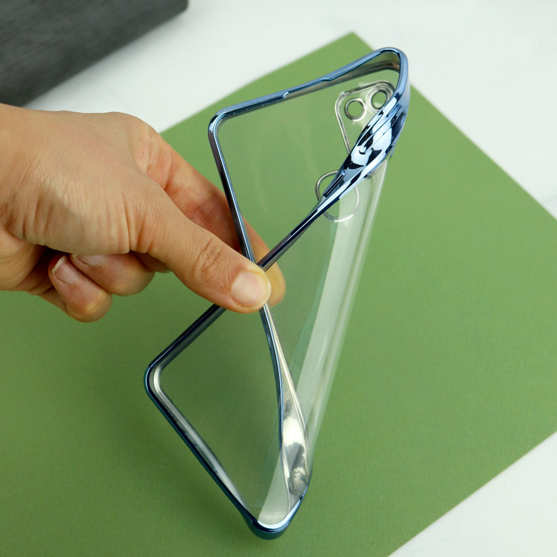 قاب شفاف دور رنگی محافظ لنزدار Samsung Galaxy A21s