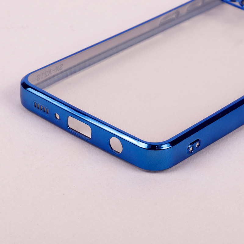 قاب شفاف دور رنگی محافظ لنزدار Samsung Galaxy A21s