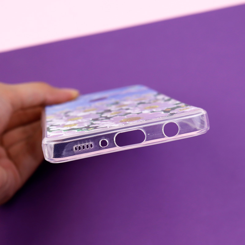 قاب ژله ای طرحدار گل برجسته محافظ لنزدار Samsung Galaxy A21s