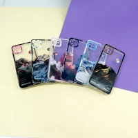 قاب ژله ای شفاف طرح کوهستان محافظ لنزدار Samsung Galaxy A22 5G