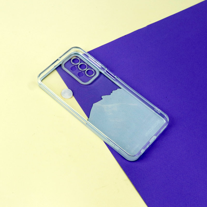 قاب ژله ای شفاف طرح کوهستان محافظ لنزدار Samsung Galaxy A23