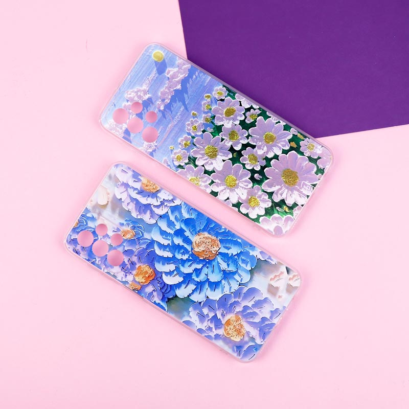 قاب ژله ای طرحدار گل برجسته محافظ لنزدار Samsung Galaxy A23