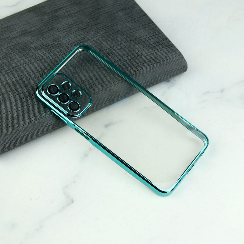 قاب شفاف دور رنگی محافظ لنزدار Samsung Galaxy A23