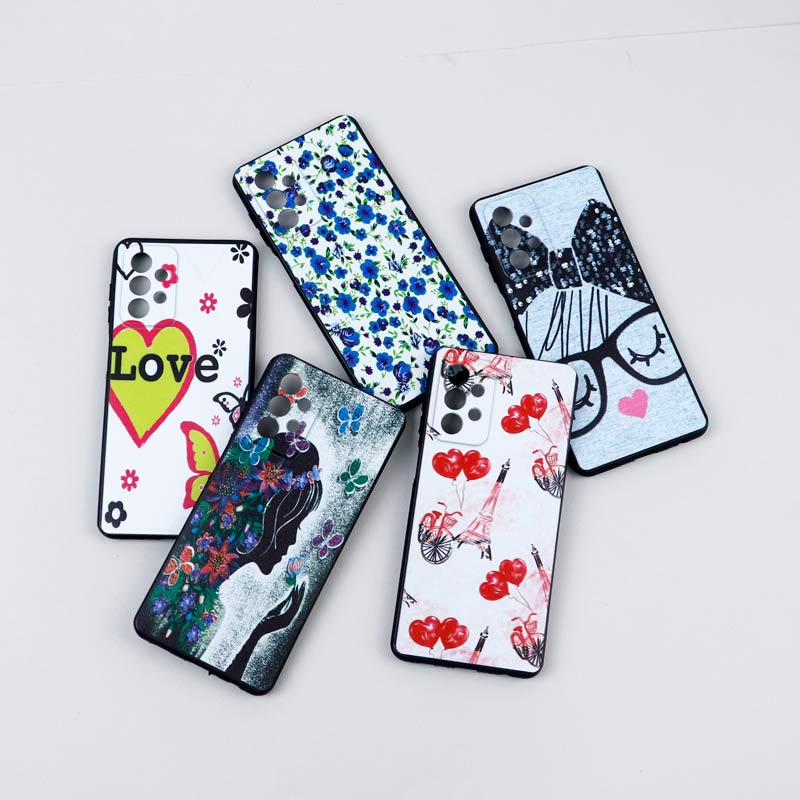 قاب دور ژله ای طرحدار دخترانه محافظ لنزدار ایرانی Samsung Galaxy A23