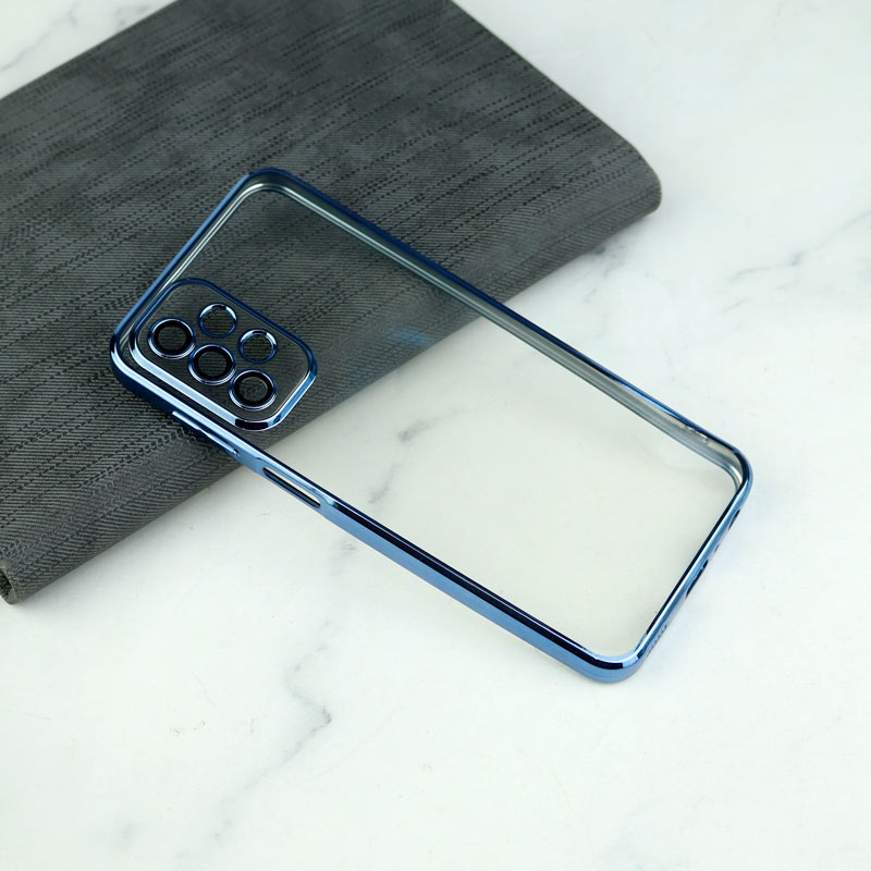 قاب شفاف دور رنگی محافظ لنزدار Samsung Galaxy A23