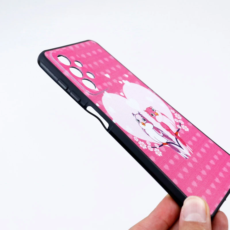 قاب سامسونگ Galaxy A23 دور ژله ای طرح دار دخترانه محافظ لنزدار ایرانی