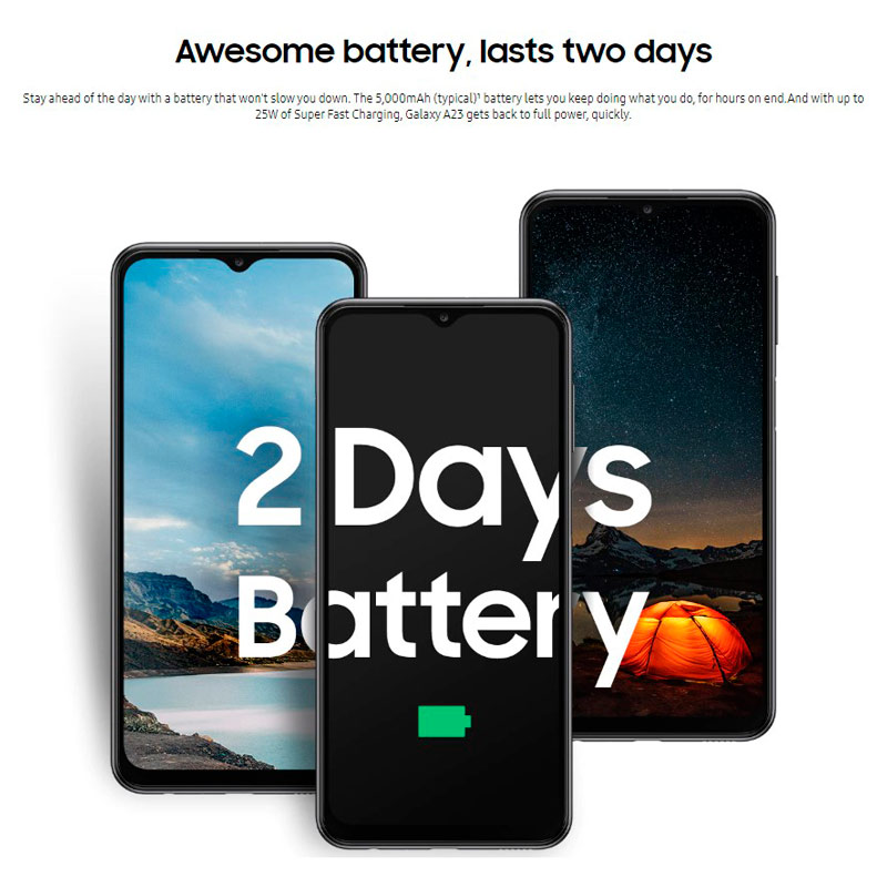 گوشی موبایل سامسونگ Samsung Galaxy A23 Dual Sim ظرفیت 64 گیگابایت و رم 4 گیگابایت