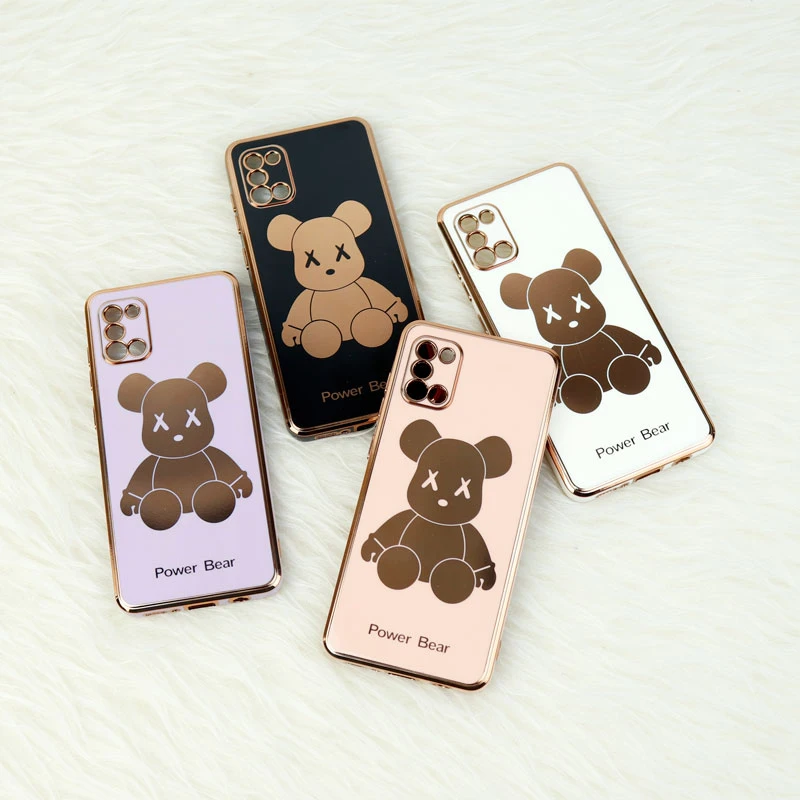 قاب My Case Power Bear سامسونگ Galaxy A31 محافظ لنزدار