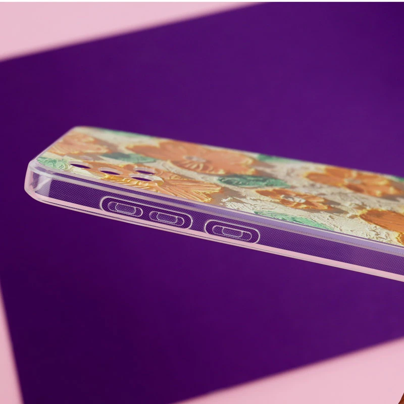 قاب ژله ای طرحدار گل برجسته محافظ لنزدار Samsung Galaxy A31