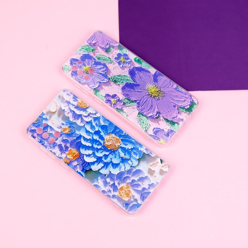 قاب ژله ای طرحدار گل برجسته محافظ لنزدار Samsung Galaxy A31
