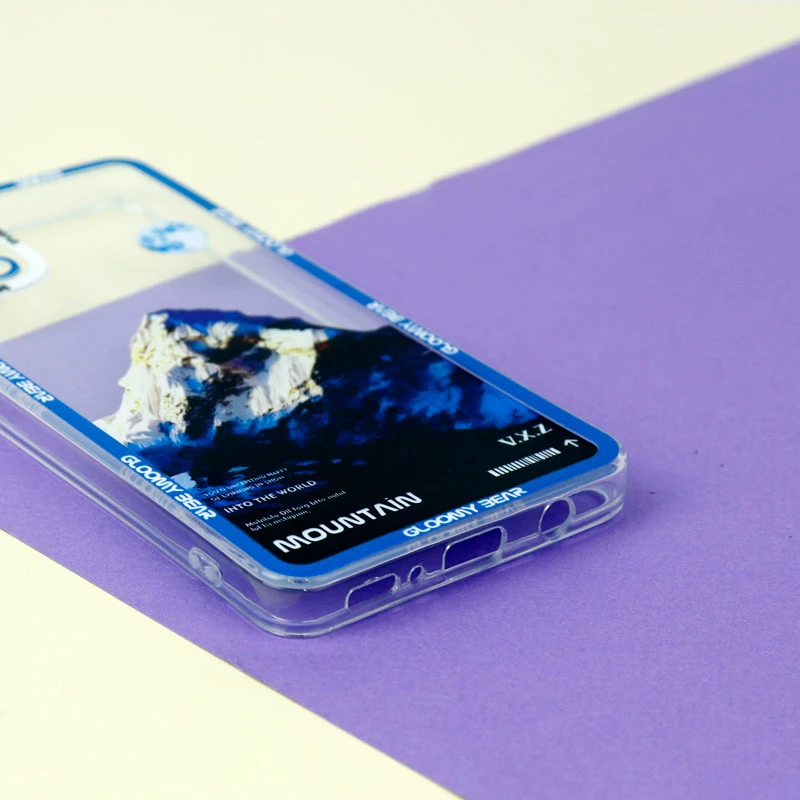 قاب ژله ای شفاف طرح کوهستان محافظ لنزدار Samsung Galaxy A31