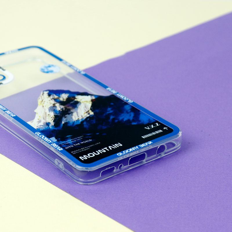 قاب ژله ای شفاف طرح کوهستان محافظ لنزدار Samsung Galaxy A31