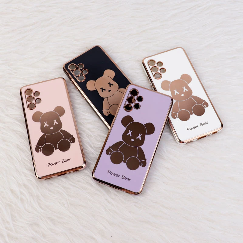 قاب My Case Power Bear سامسونگ Galaxy A30s محافظ لنزدار