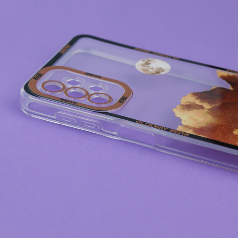 قاب ژله ای شفاف طرح کوهستان محافظ لنزدار Samsung Galaxy A32 5G