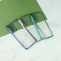 قاب ساده شفاف دور رنگی محافظ لنزدار Samsung Galaxy A33 5G