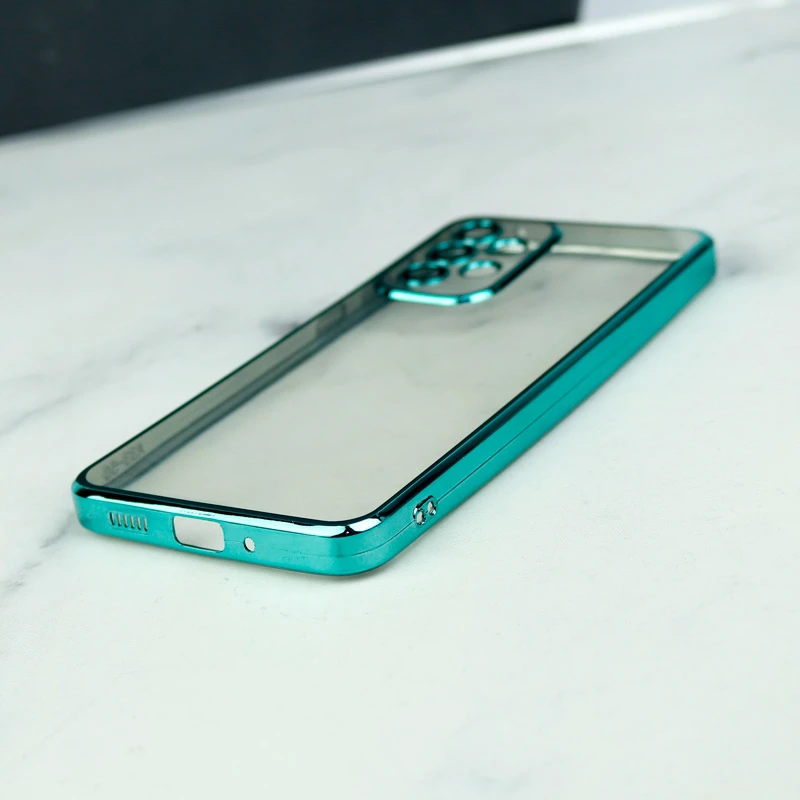 قاب ساده شفاف دور رنگی محافظ لنزدار Samsung Galaxy A33 5G