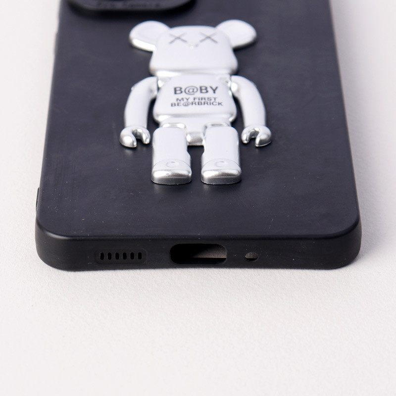 قاب سیلیکونی Bearbrick محافظ لنزدار Samsung Galaxy A33 5G