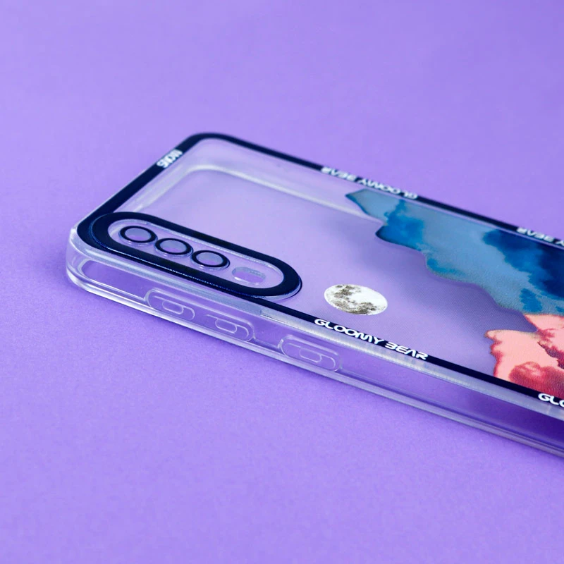 قاب ژله ای شفاف طرح کوهستان محافظ لنزدار Samsung Galaxy A50s