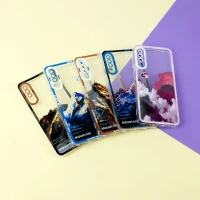 قاب ژله ای شفاف طرح کوهستان محافظ لنزدار Samsung Galaxy A50s
