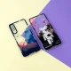 قاب ژله ای شفاف طرح کوهستان محافظ لنزدار Samsung Galaxy A50s
