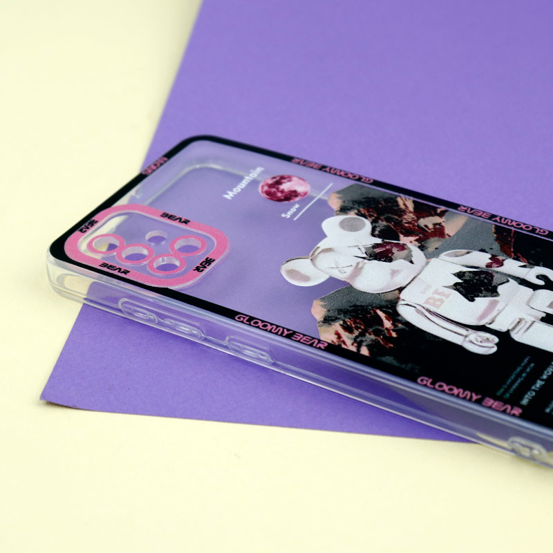 قاب ژله ای شفاف طرح کوهستان محافظ لنزدار Samsung Galaxy A51